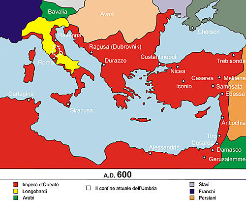 Italia provincia dell'impero d'Oriente