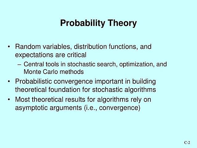 Theory of Probability