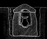 Urna de incineración en Cerveteri.