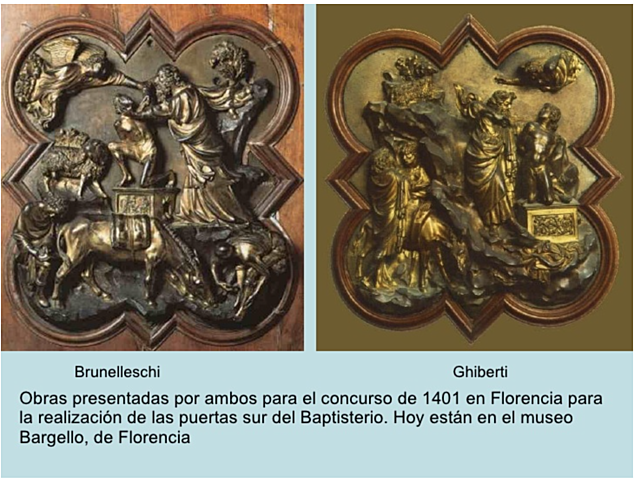 Concurso para la realización de las puertas del baptisterio de San Giovanni