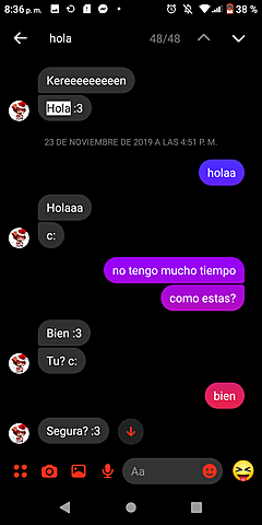 Nuestra primera platica en internet