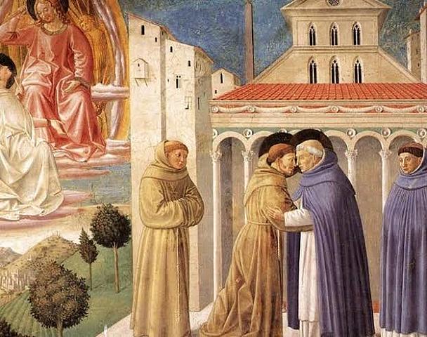 Dominicos y Franciscanos.