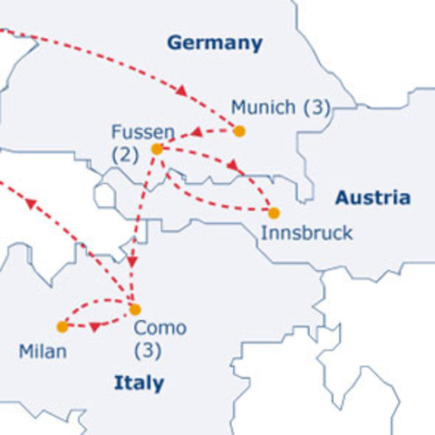 Italy, Germany, and Austria