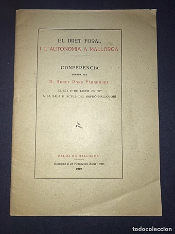 Derogados los fueros de Mallorca.