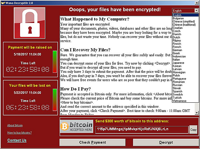 El ciberataque "Wannacry" es de los más trascendentes en la Historia