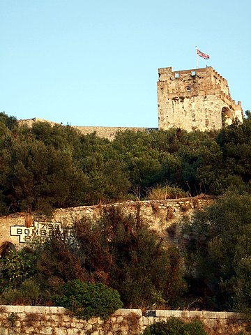 Conquista de Gibraltar por parte de Inglaterra durante la Guerra de Sucesión.