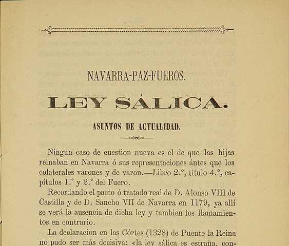 La Ley Sálica.