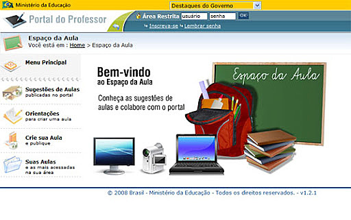 Lançamento do Portal do Professor