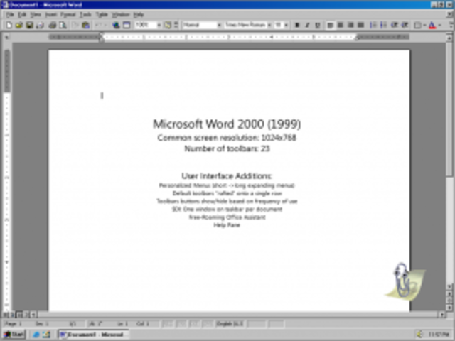 microsoft ofice world  2000