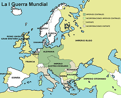 Los países beligrantes