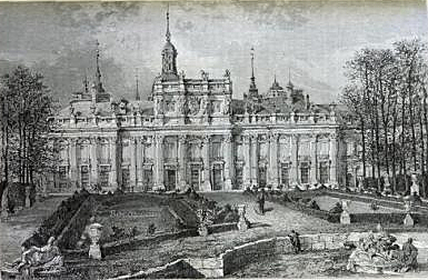 Inicio de la construcción del Palacio de la Granja de San Ildefonso.