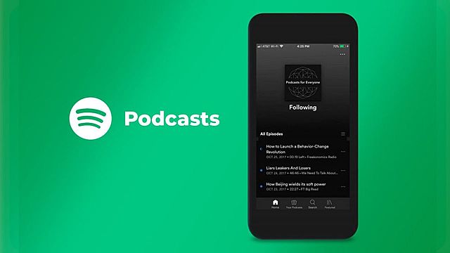 Auge de los podcast, y Spotify apuesta por ello