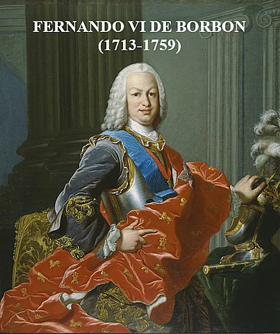 Comienzo del reinado de Fernando VI.