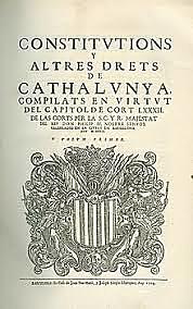 Derogados los fueros de Barcelona