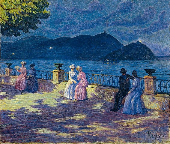 "La Concha (nocturna)" de Darío de Regoyos