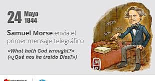 Primer mensaje en código Morse