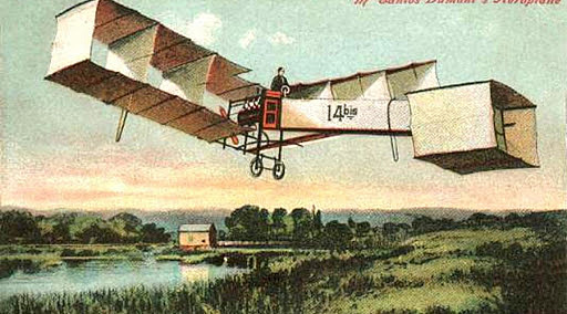 Primo volo in Europa di Alberto Santos-Dumont