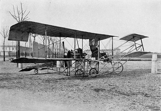 Primo aereo costruito in Italia da Aristide Faccioli