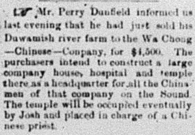 Wa Chong buys Duwamish Farm