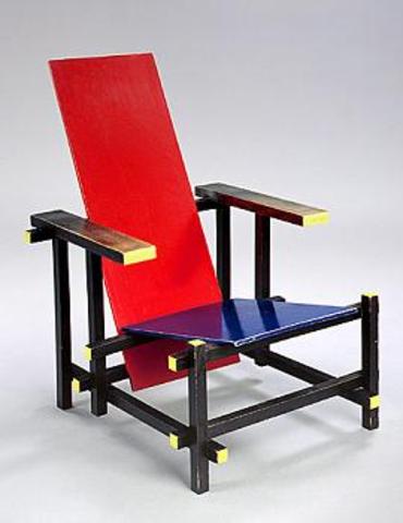 Silla Rojo - Azul (Gerrit Rietveld)