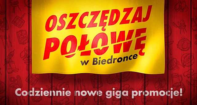 Oszczędzaj połowę w Biedronce