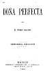 "Doña perfecta"