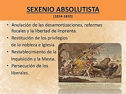 EL SEXENIO ABSOLUTISTA