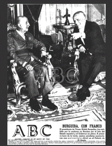 Visita a España de Burguiba