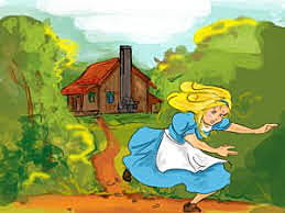 Goldilocks runs away.
