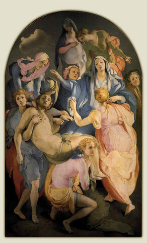 ★ Deposizione - Pontormo [Olio su tavola - Firenze, Chiesa di Santa Felicita, Cappella Capponi] ★