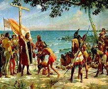 Cristóbal Colón zarpa del puerto de palos