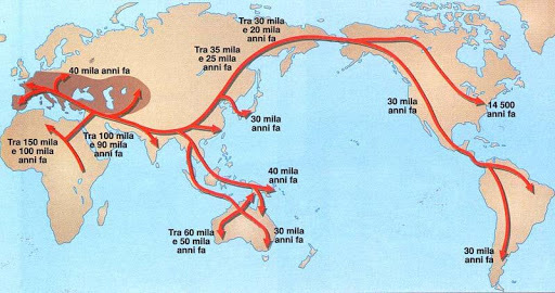 PROCESSO DI OMINAZIONE (60 mln di anni fa)