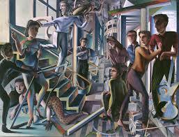 Personajes a la salida de un concierto