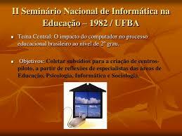 II Seminário Nacional de Informática em Educação