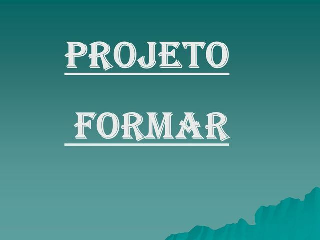 Projeto FORMAR