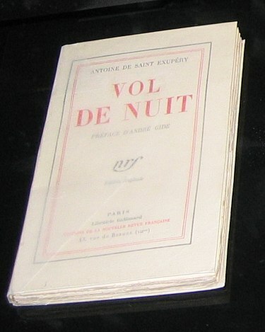 troisième roman: Vol de nuit