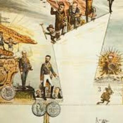 Timeline: El Sexenio Revolucionario (1868-1874): intentos democratizadores. De la Revolución al ensayo republicano.