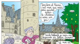 Timeline: Tante Roberte, Tom-Tom et Nana visitent le château de Châteaudum