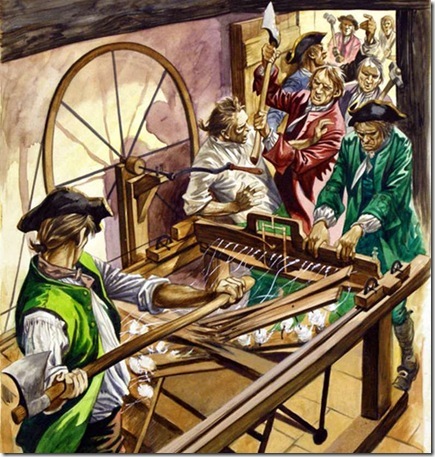 Assalimento di uno stabilimento tessile