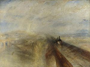 Lluvia, vapor y velocidad. El gran ferrocarril del Oeste. William Turner.