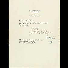 Nixon’s Resignation
