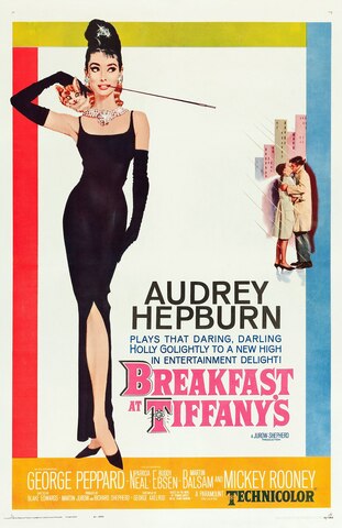 Breakfast at Tiffany's. por Blake Edwards - Comedia romántica.