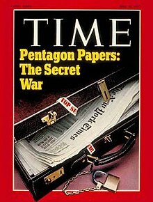 "The Pentagon Papers". Estudio elaborado por el Dept. de Defensa.