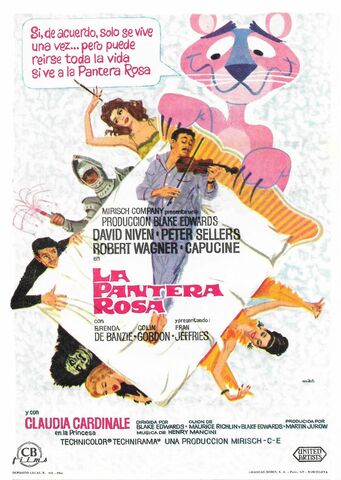 "La pantera rosa" por Blake Edwards.
