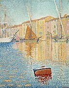 La boya roja. Paul Signac