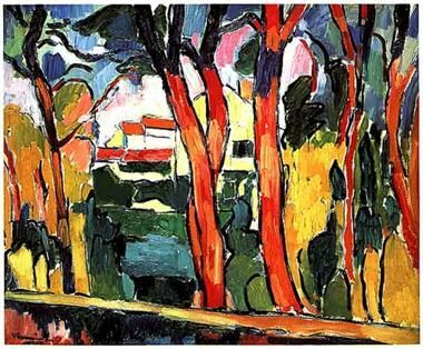 Arboles rojos, Vlaminck
