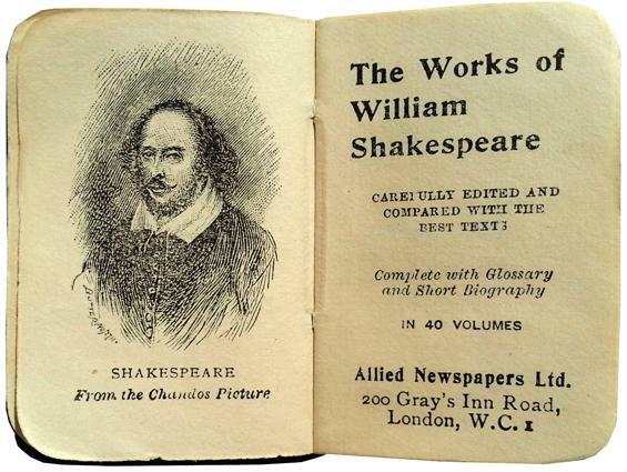 The work of Shakespeare