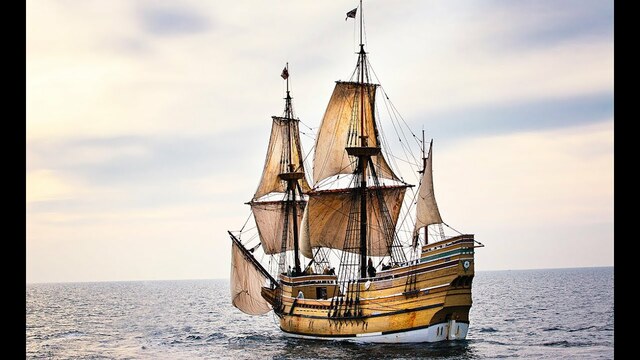Nave Mayflower verso l'America