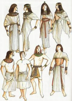 Ancient Egypt daily clothing