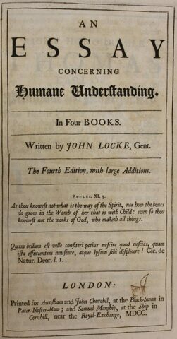 An Essay Concerning Human Understanding